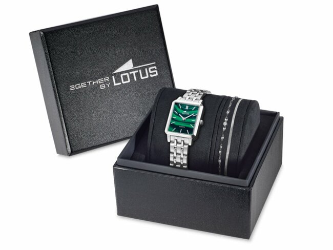 Lotus | Femme | Quartz | Acier Inoxydable | Montre + Bijou | 22mm | 19008/4
