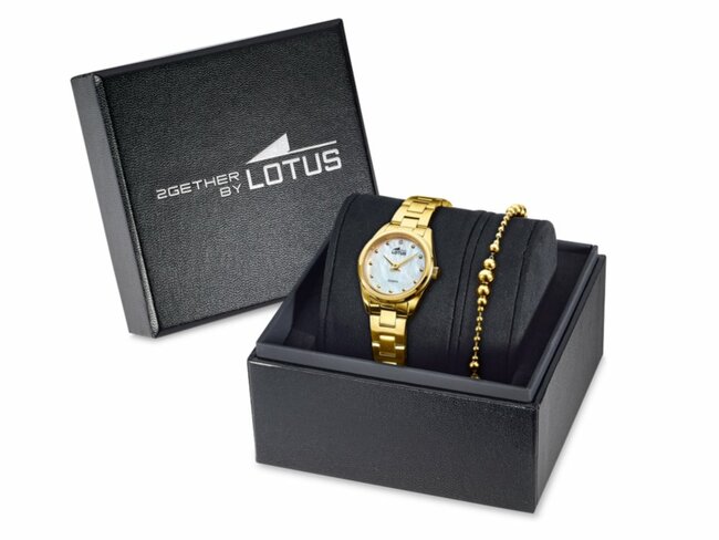 Lotus | Femme | Quartz | Acier Inoxydable | Montre + 1 Bijou | 26mm | 19007/1