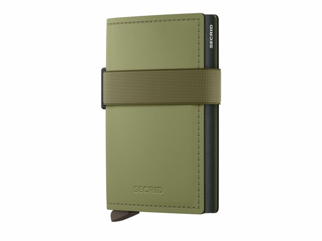 Secrid | Porte-Cartes | Bandwallet | Matte | BMa-Leaf-Khaki