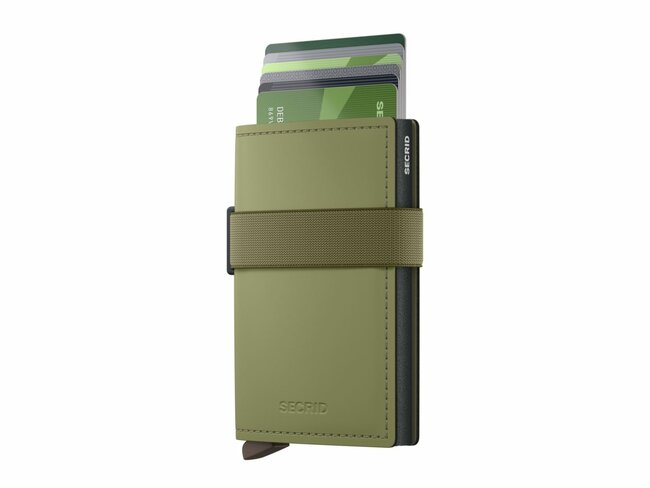 Secrid | Porte-Cartes | Bandwallet | Matte | BMa-Leaf-Khaki