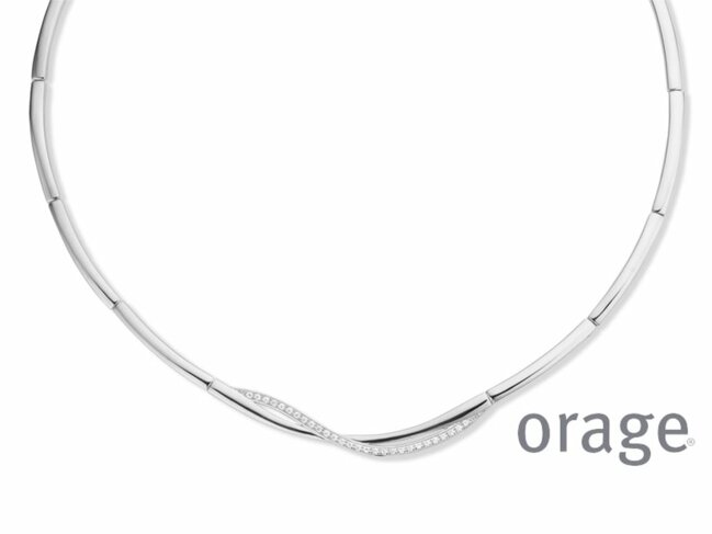 Orage | Collier | Argent | Oxyde De Zirconium | AR020 Orage | Collier | Argent | Oxyde De Zirconium | AR020