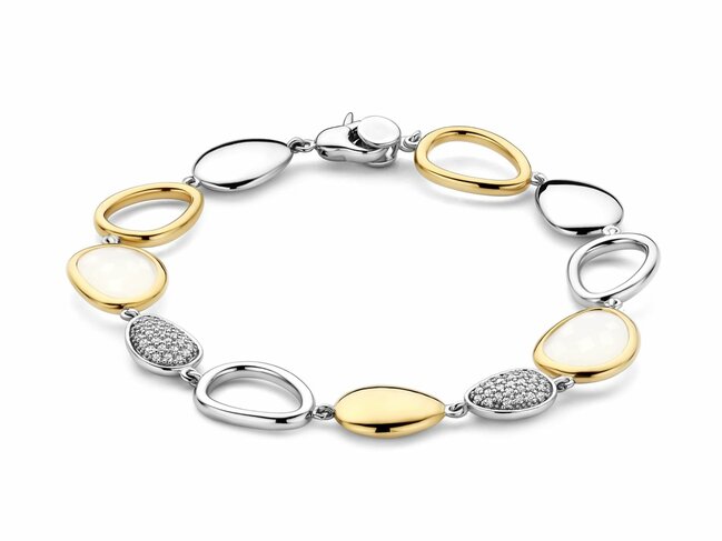 Ti Sento | Bracelet | Argent | Bicolore | Oxyde de Zirconium | 23082MW Ti Sento | Bracelet | Argent | Bicolore | Oxyde de Zirconium | 23082MW