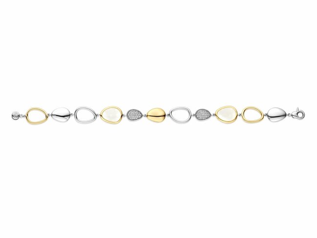 Ti Sento | Bracelet | Argent | Bicolore | Oxyde de Zirconium | 23082MW Ti Sento | Bracelet | Argent | Bicolore | Oxyde de Zirconium | 23082MW