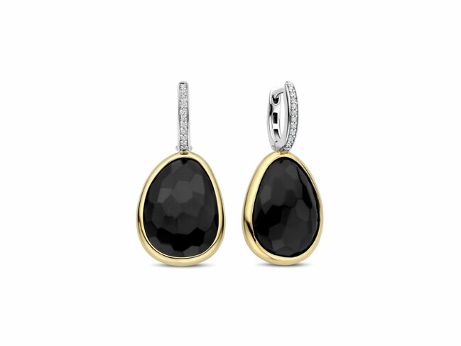 Ti Sento | Boucles d'Oreilles | Argent | Bicolore | Oxyde de Zirconium | 78026BY Ti Sento | Boucles d'Oreilles | Argent | Bicolore | Oxyde de Zirconium | 78026BY