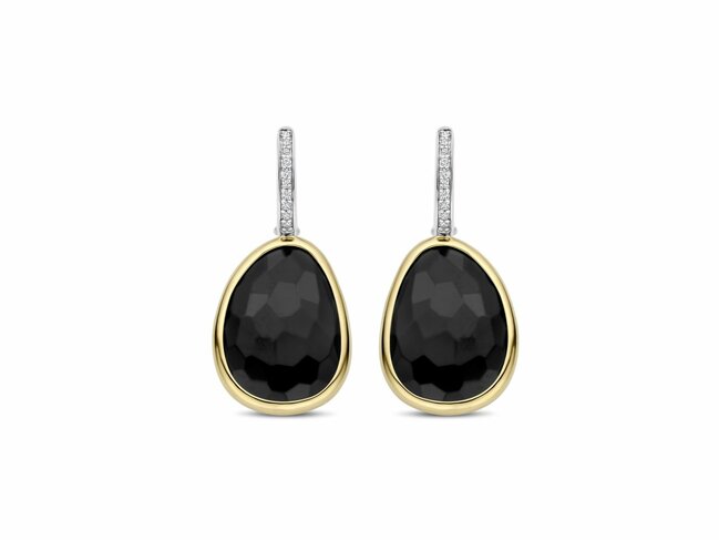 Ti Sento | Boucles d'Oreilles | Argent | Bicolore | Oxyde de Zirconium | 78026BY Ti Sento | Boucles d'Oreilles | Argent | Bicolore | Oxyde de Zirconium | 78026BY