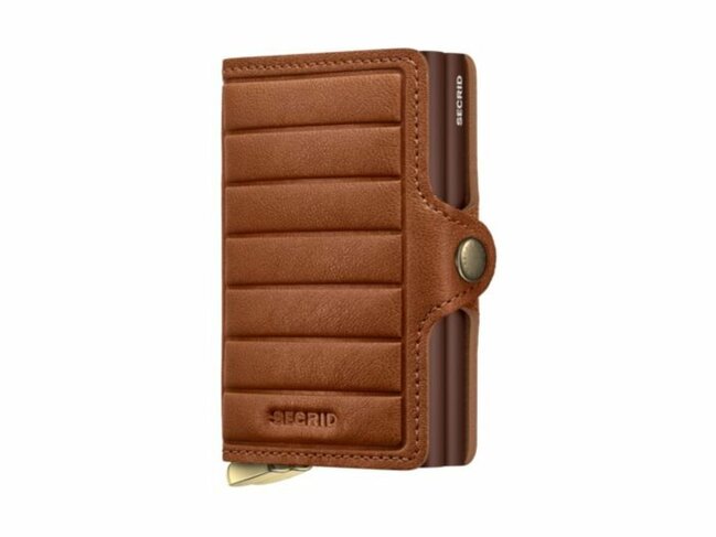 Secrid | Porte-Cartes | Premium | Twiwallet | Emboss Lines | TEl-Cognac+