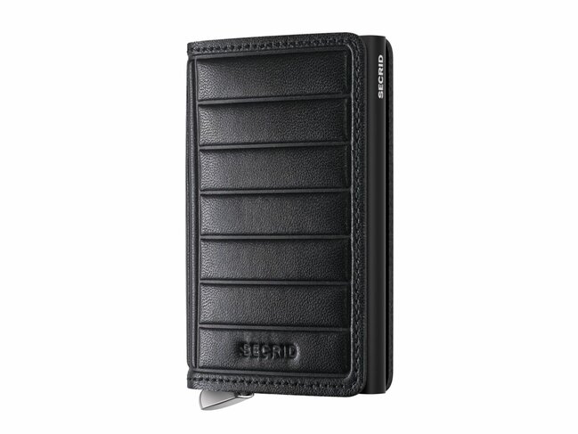 Secrid | porte-Cartes | Premium | Sliwallet | Emboss Lines | SEl-Black+