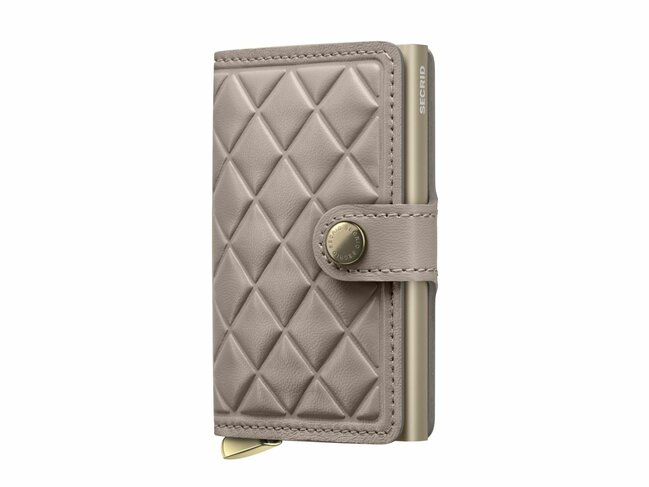 Secrid | Porte-Cartes | Premium | Miniwallet | Emboss Diamond | MEd-Chalk+
