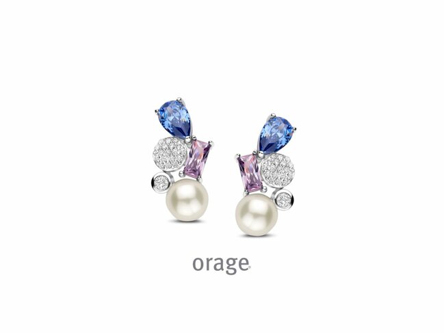 Orage | Boucles d'Oreilles | Argent | Oxyde de Zirconium | BB034 Orage | Boucles d'Oreilles | Argent | Oxyde de Zirconium | BB034