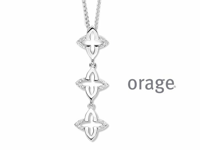 Orage | Collier | Argent | Oxyde de Zirconium | BB038 Orage | Collier | Argent | Oxyde de Zirconium | BB038