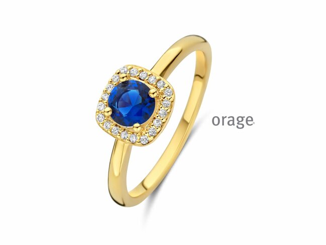 Orage | Bague | Plaqué Or | Oxyde de Zirconium | BB041