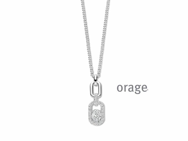 Orage | Collier | Argent | Oxyde de Zirconium | BB049