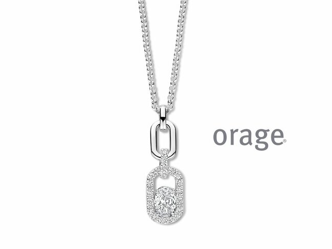 Orage | Collier | Argent | Oxyde de Zirconium | BB049
