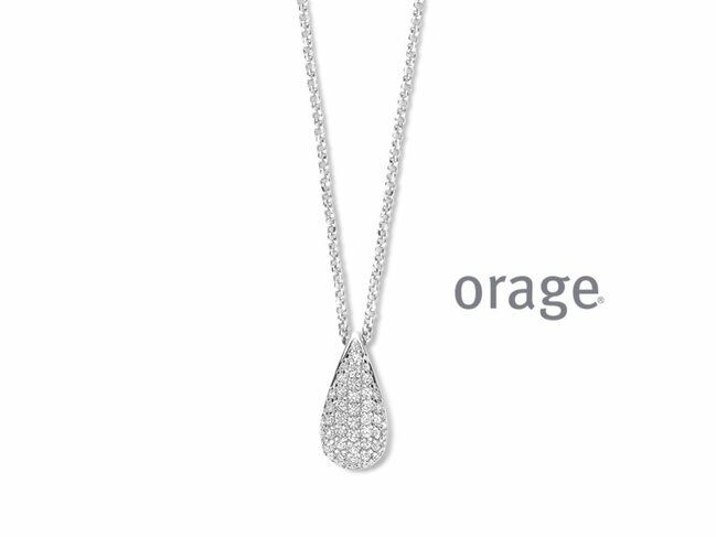 Orage | Collier | Argent | Oxyde de Zirconium | BB068