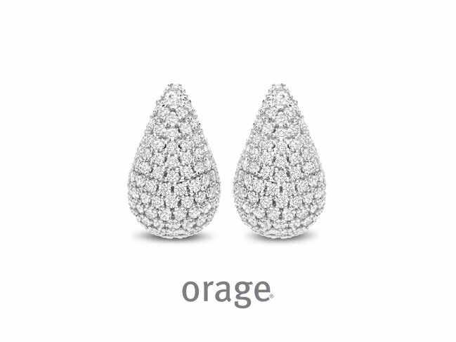 Orage | Boucles d'Oreilles | Argent | Oxyde de Zirconium | BB069