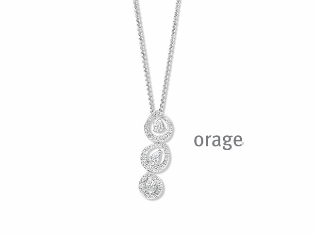 Orage | Collier | Argent | Oxyde de Zirconium | BB090