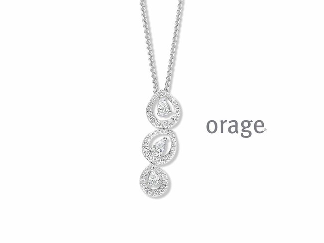 Orage | Collier | Argent | Oxyde de Zirconium | BB090