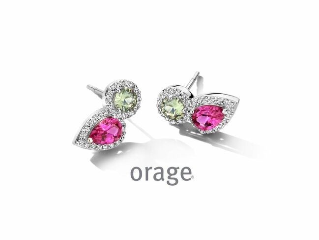 Orage | Boucles d'Oreilles | Argent | Oxyde de Zirconium | BB093