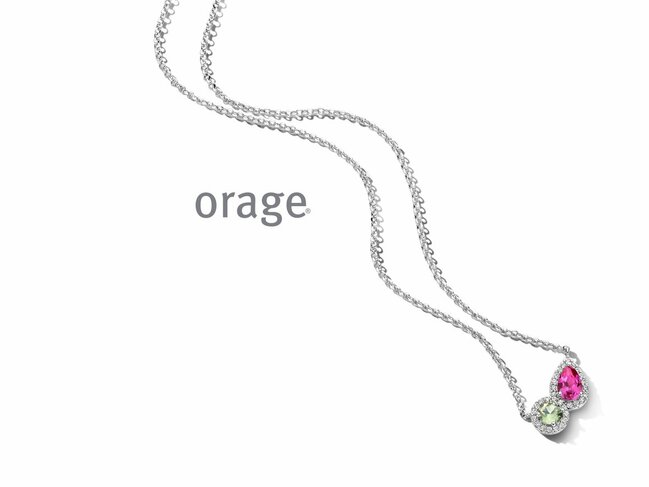Orage | Collier | Argent | Oxyde de Zirconium | BB094
