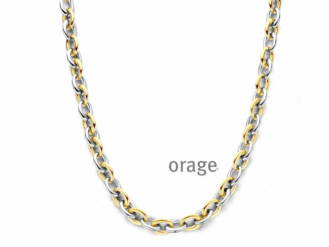 Orage | Collier | Acier Inoxydable | Bicolore | BB124 Orage | Collier | Acier Inoxydable | Bicolore | BB124