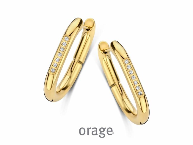 Orage | Boucles d'Oreilles | Créoles | Acier Inoxydable |Oxyde de Zirconium | BB130 Orage | Boucles d'Oreilles | Créoles | Acier Inoxydable |Oxyde de Zirconium | BB130