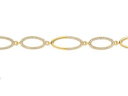 Orage | Collier | Acier Inoxydable | Doré | Oxyde de Zirconium | BB140 Orage | Collier | Acier Inoxydable | Doré | Oxyde de Zirconium | BB140