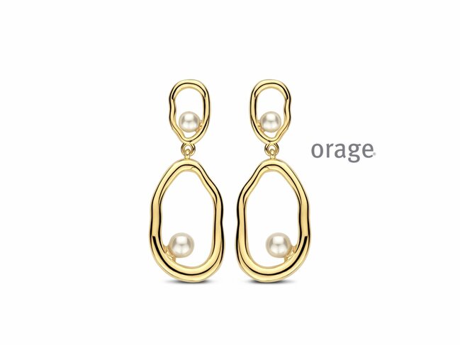 Orage | Boucles d'Oreilles | Plaqué Or | Perles Synthétiques | BB152 Orage | Boucles d'Oreilles | Plaqué Or | Perles Synthétiques | BB152