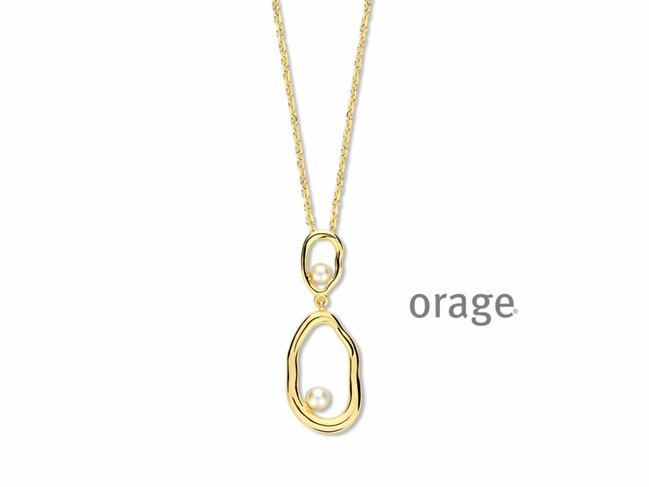 Orage | Collier | Plaqué Or | Perles Synthétiques | BB153 Orage | Collier | Plaqué Or | Perles Synthétiques | BB153