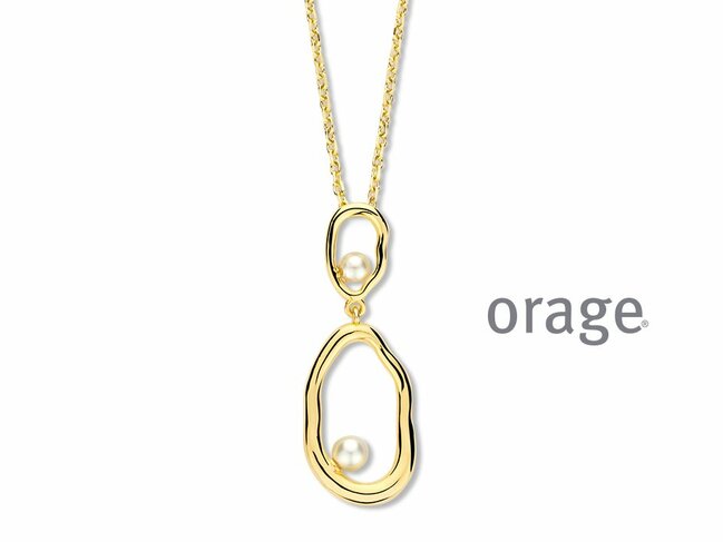 Orage | Collier | Plaqué Or | Perles Synthétiques | BB153 Orage | Collier | Plaqué Or | Perles Synthétiques | BB153