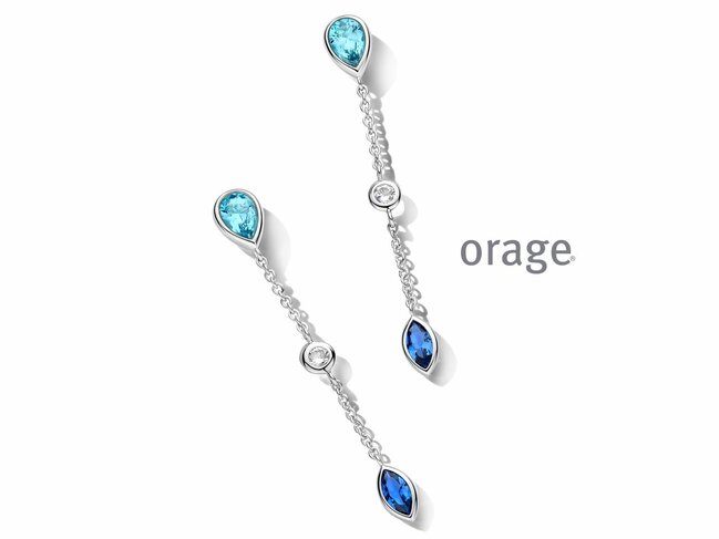 Orage | Boucles d'Oreilles | Argent | Oxyde de Zirconium | BB156 Orage | Boucles d'Oreilles | Argent | Oxyde de Zirconium | BB156