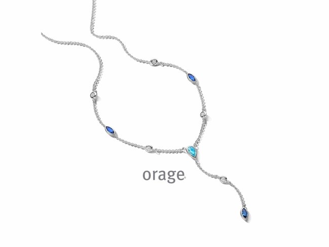 Orage | Collier | Argent | Oxyde de Zirconium | BB157 Orage | Collier | Argent | Oxyde de Zirconium | BB157