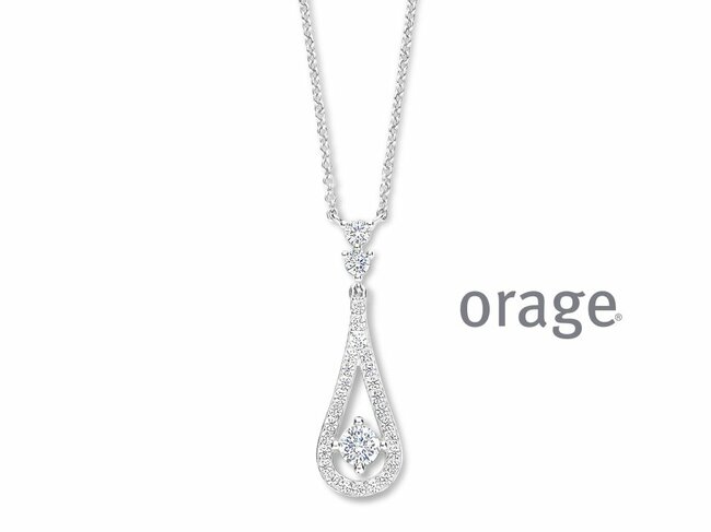 Orage | Collier | Argent | Oxyde de Zirconium | BB166 Orage | Collier | Argent | Oxyde de Zirconium | BB166