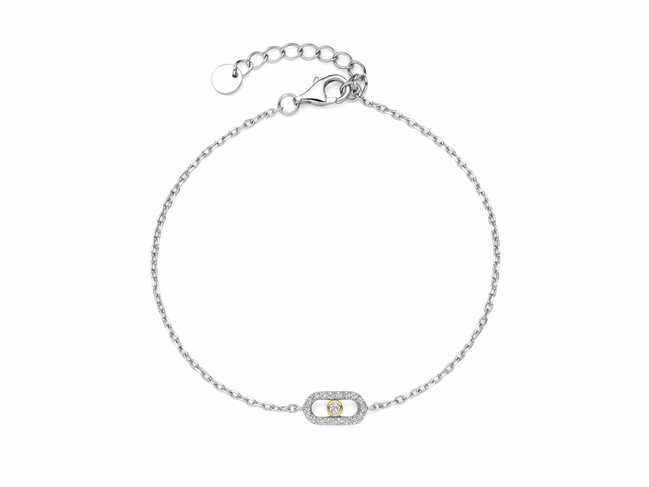 Naiomy Silver | Bracelet | Argent | Plaqué Or | Oxyde de Zirconium | N5P60 Naiomy Silver | Bracelet | Argent | Plaqué Or | Oxyde de Zirconium | N5P60
