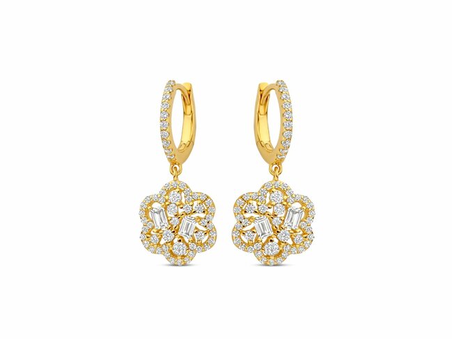 Naiomy Silver | Boucles d'Oreilles | Plaqué Or | Oxyde de Zirconium | N5L69 Naiomy Silver | Boucles d'Oreilles | Plaqué Or | Oxyde de Zirconium | N5L69