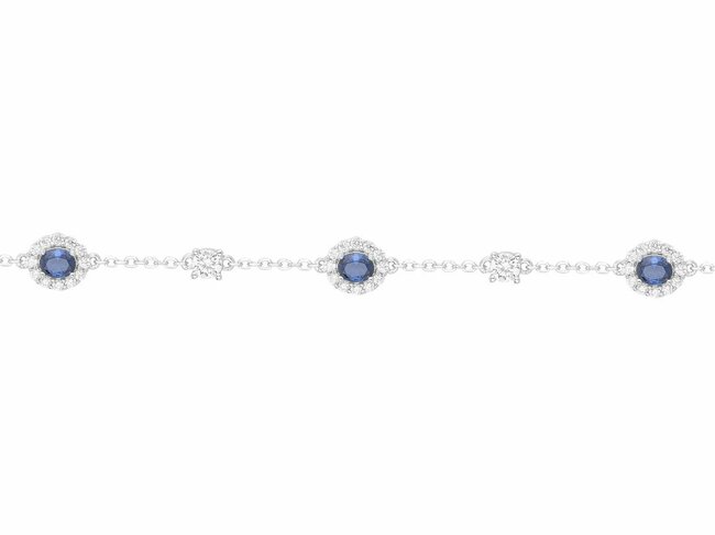 Griffe Rouge | Bracelet | Argent | Oxyde de Zirconium | Bleu | 80300018 Griffe Rouge | Bracelet | Argent | Oxyde de Zirconium | Bleu | 80300018