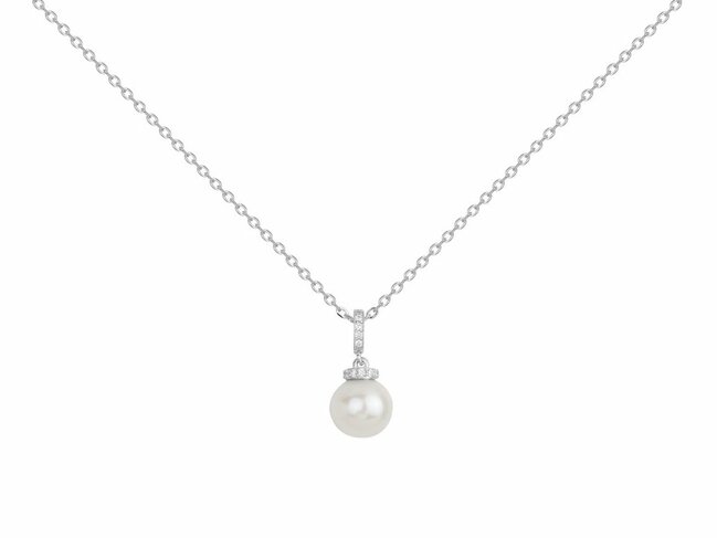 Griffe Rouge | Collier | Argent | Oxyde de Zirconium | Perle d'Eau Douce | 80700029 Griffe Rouge | Collier | Argent | Oxyde de Zirconium | Perle d'Eau Douce | 80700029
