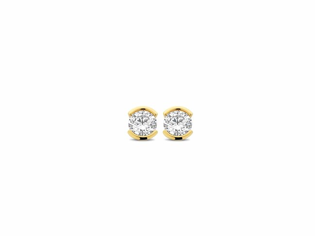 Naiomy Silver | Boucles d'Oreilles | Plaqué Or | Oxyde de Zirconium | N5N62 Naiomy Silver | Boucles d'Oreilles | Plaqué Or | Oxyde de Zirconium | N5N62