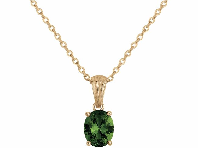 Griffe Rouge | Collier | Plaqué Or | Oxyde de Zirconium | Vert | 86700013 Griffe Rouge | Collier | Plaqué Or | Oxyde de Zirconium | Vert | 86700013