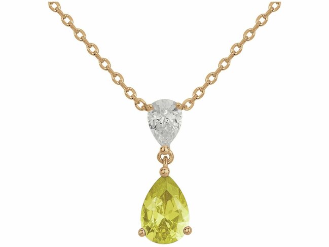 Griffe Rouge | Collier | Plaqué Or | Oxyde de Zirconium | Jaune | 86700016 Griffe Rouge | Collier | Plaqué Or | Oxyde de Zirconium | Jaune | 86700016