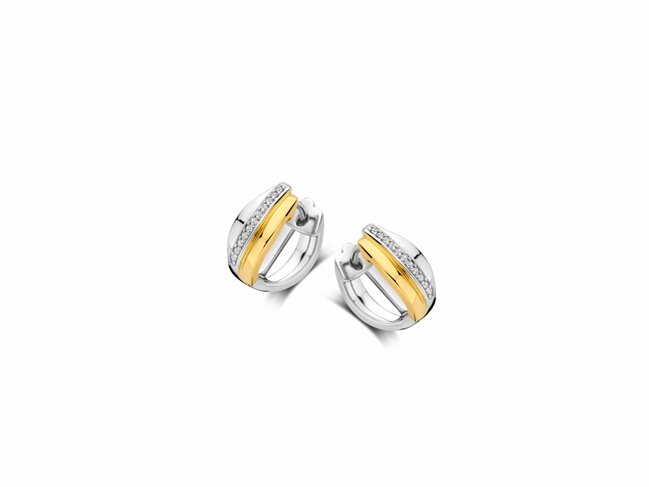 Naiomy Silver | Boucles d'Oreilles | Argent | Plaqué Or | Oxyde de Zirconium | N5M72 Naiomy Silver | Boucles d'Oreilles | Argent | Plaqué Or | Oxyde de Zirconium | N5M72