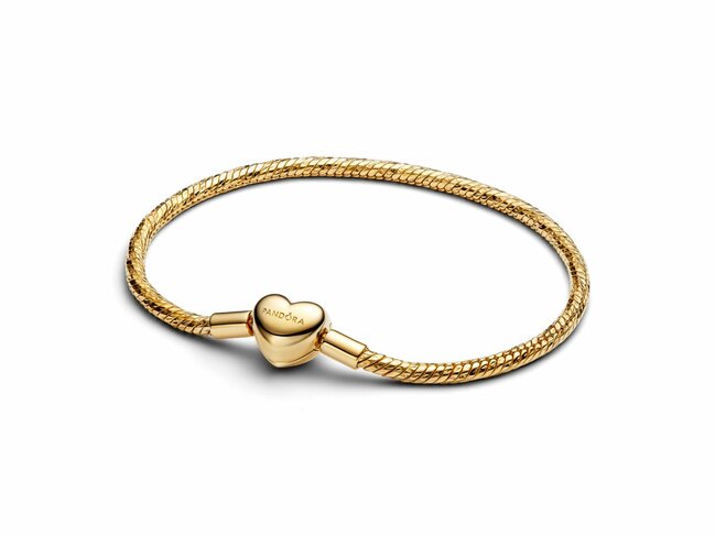 Pandora | Bracelet | Pandora Moments | Plaqué Or | Coeur | 564236C00 Pandora | Bracelet | Pandora Moments | Plaqué Or | Coeur | 564236C00