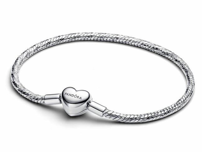 Pandora | Bracelet | Pandora Moments | Argent | Coeur | 594236C00 Pandora | Bracelet | Pandora Moments | Argent | Coeur | 594236C00
