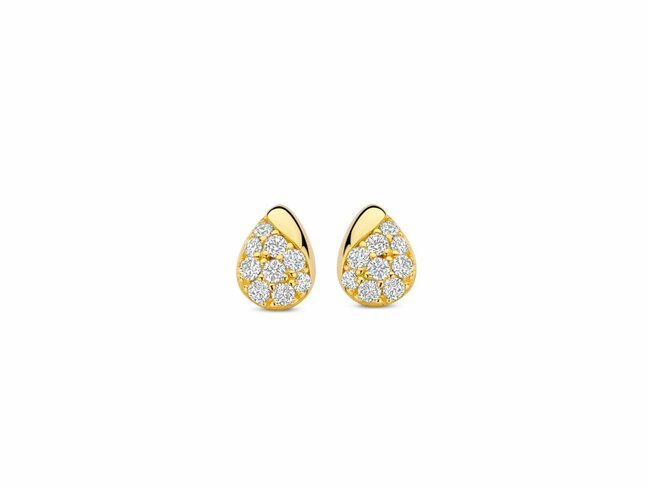 Naiomy Silver | Boucles d'Oreilles | Plaqué Or | Oxyde de Zirconium | N5M59 Naiomy Silver | Boucles d'Oreilles | Plaqué Or | Oxyde de Zirconium | N5M59