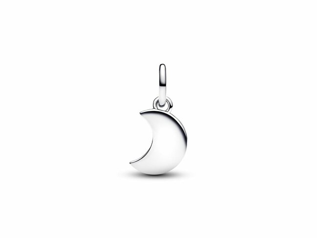 Pandora | Charm | Double Lune | Verre Irisé Pierre de Lune | 794272C01 Pandora | Charm | Double Lune | Verre Irisé Pierre de Lune | 794272C01