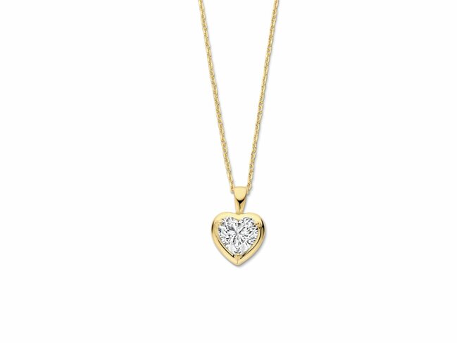 Naiomy Silver | Collier | Plaqué Or | Oxyde de Zirconium | N5M68 Naiomy Silver | Collier | Plaqué Or | Oxyde de Zirconium | N5M68