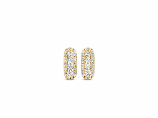Naiomy Silver | Boucles d'Oreilles | Plaqué Or | Oxyde de Zirconium | N5Q53 Naiomy Silver | Boucles d'Oreilles | Plaqué Or | Oxyde de Zirconium | N5Q53