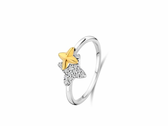 Naiomy Silver | Bague | Argent | Plaqué Or | Oxyde de Zirconium | N5P61