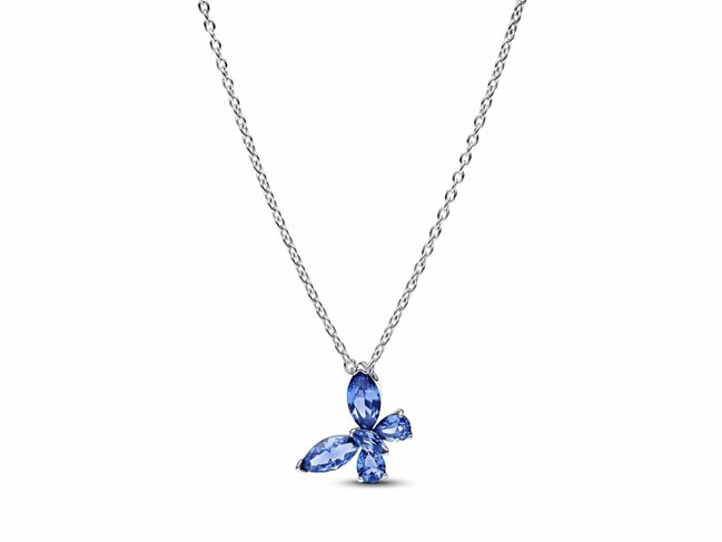 Pandora | Collier | Papillon | Cristal Bleu | 394232C01 Pandora | Collier | Papillon | Cristal Bleu | 394232C01
