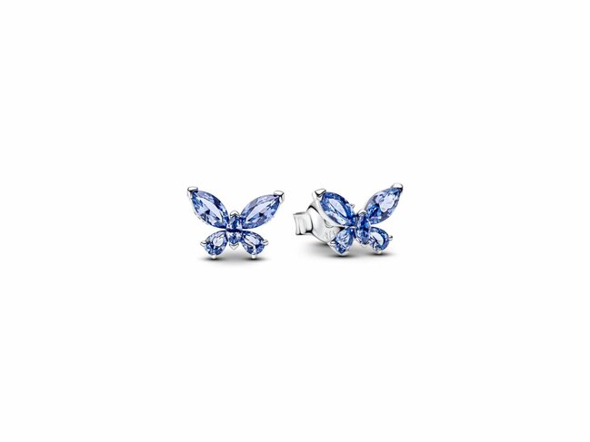 Pandora | Boucles d'Oreilles | Papillons | Cristal Bleu | 294230C01 Pandora | Boucles d'Oreilles | Papillons | Cristal Bleu | 294230C01