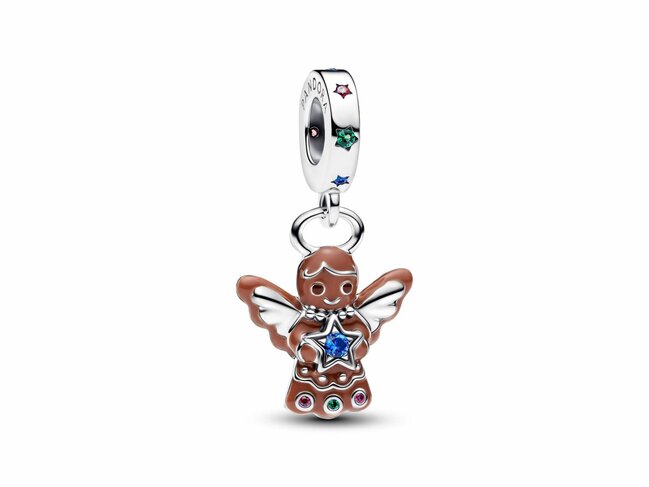 Pandora | Charm | Noël | Ange en Pain d'Epice | 794247C01 Pandora | Charm | Noël | Ange en Pain d'Epice | 794247C01